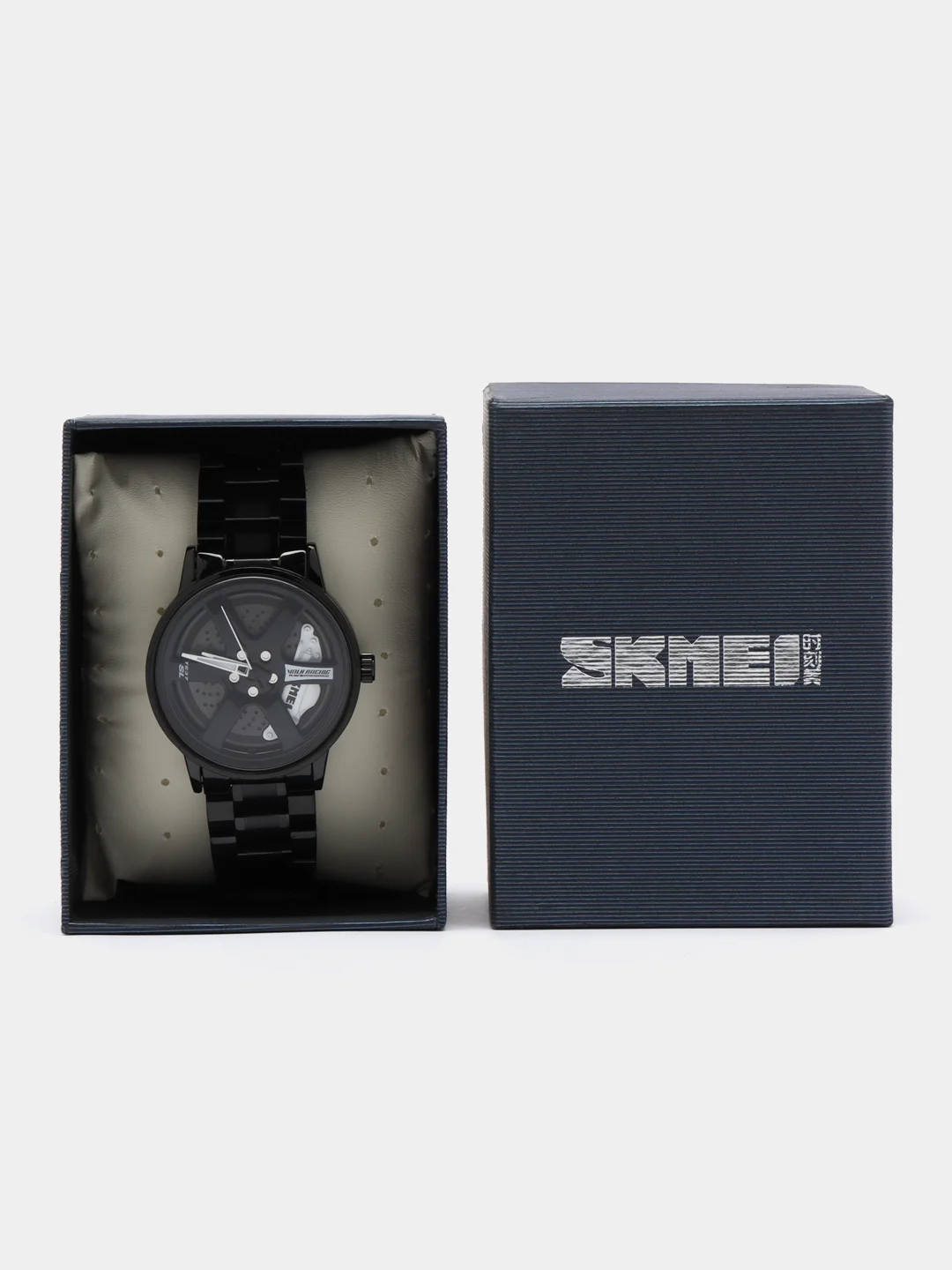 Белый часы наручные Skmei 1787 колесо