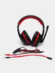 Красный наушники проводные, накладные, Hoco W103 Magic, игровые наушники, для геймера