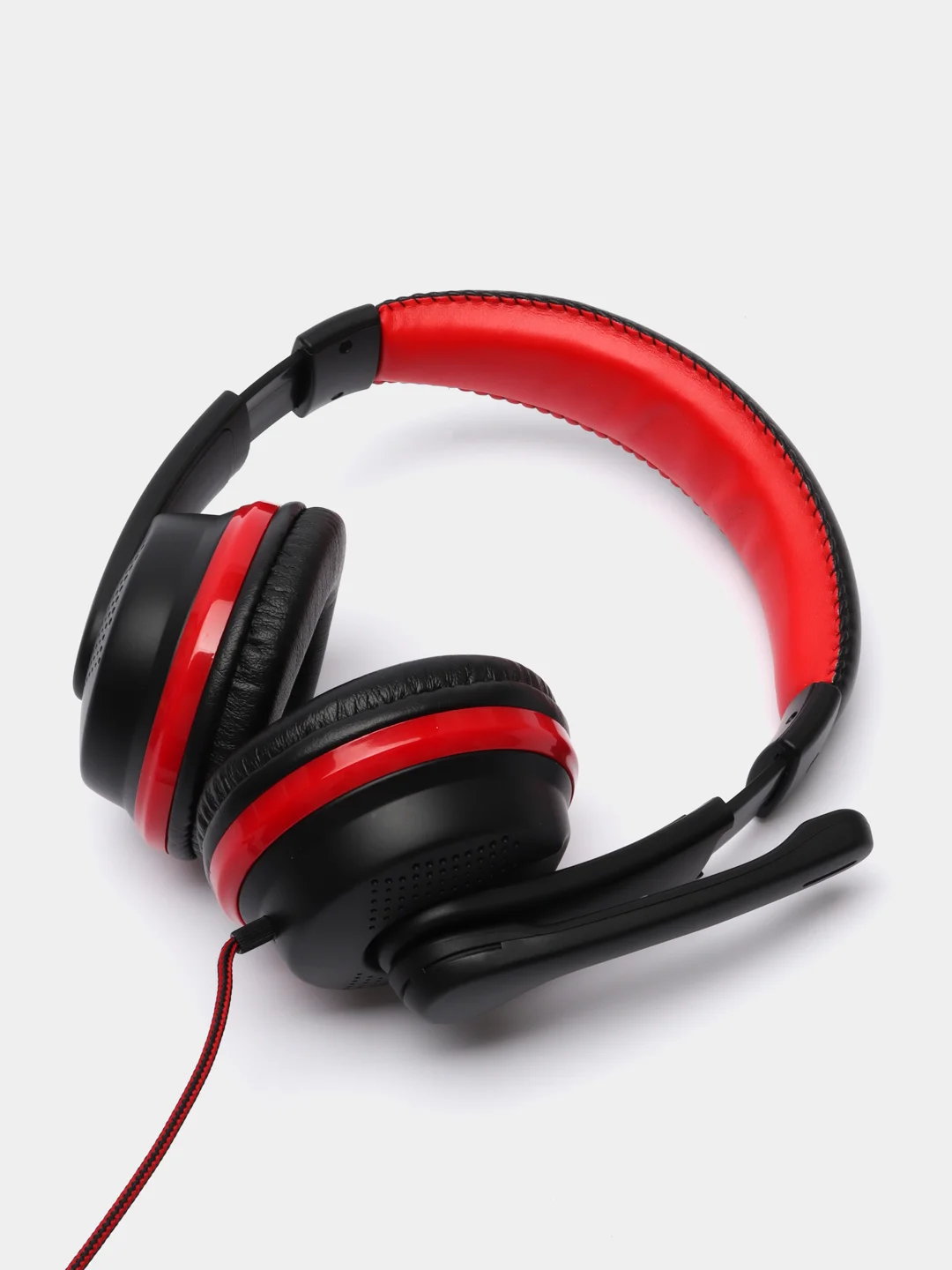 Красный наушники проводные, накладные, Hoco W103 Magic, игровые наушники, для геймера