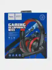 Красный наушники проводные, накладные, Hoco W103 Magic, игровые наушники, для геймера