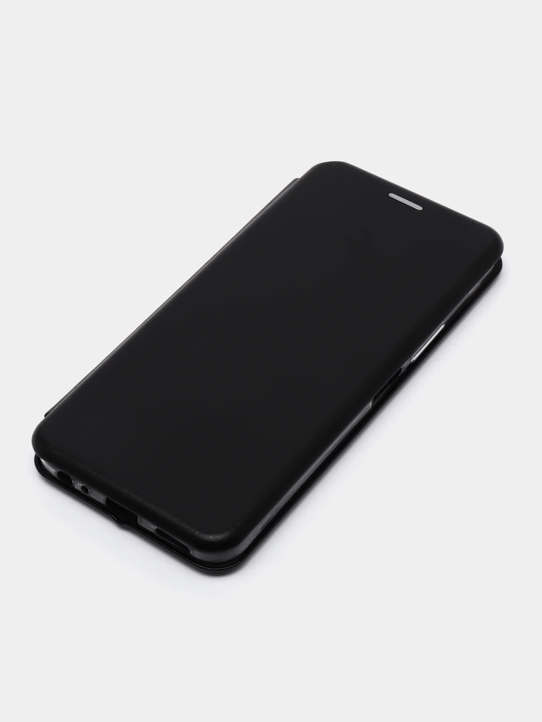 Черный чехол-книжка для Vivo Y33s / Y21 2021 (Виво у33С / у21 2021)