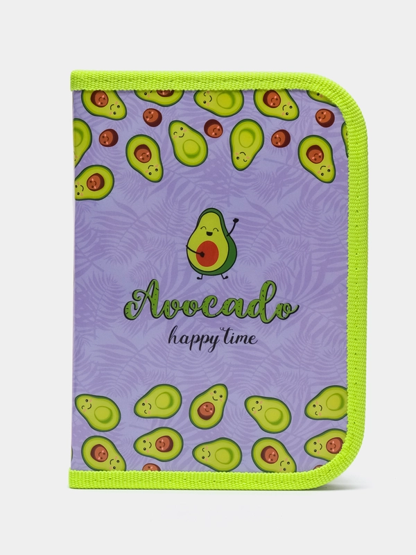 Пенал, 1 отделение, 190*130, Avocado