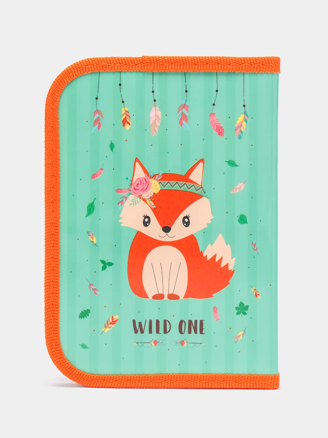 Пенал, 1 отделение, 190*130 мм, Foxy