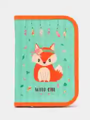 Пенал, 1 отделение, 190*130 мм, Foxy