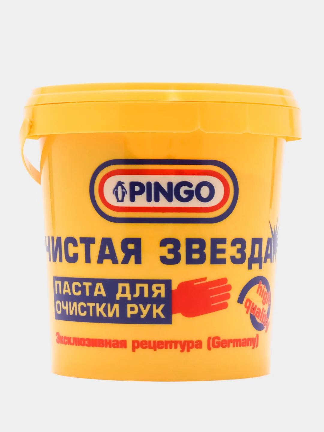 PINGO Паста "Чистая звезда" средство для очистки рук от сильных загрязнений, 1200 мл