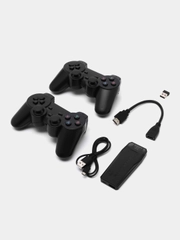 Игровая приставка ретро Game Stick Lite 64GB, 10227 игр, беспроводные джойстики