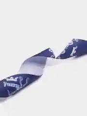 Индиго лента репсовая, 6 штук