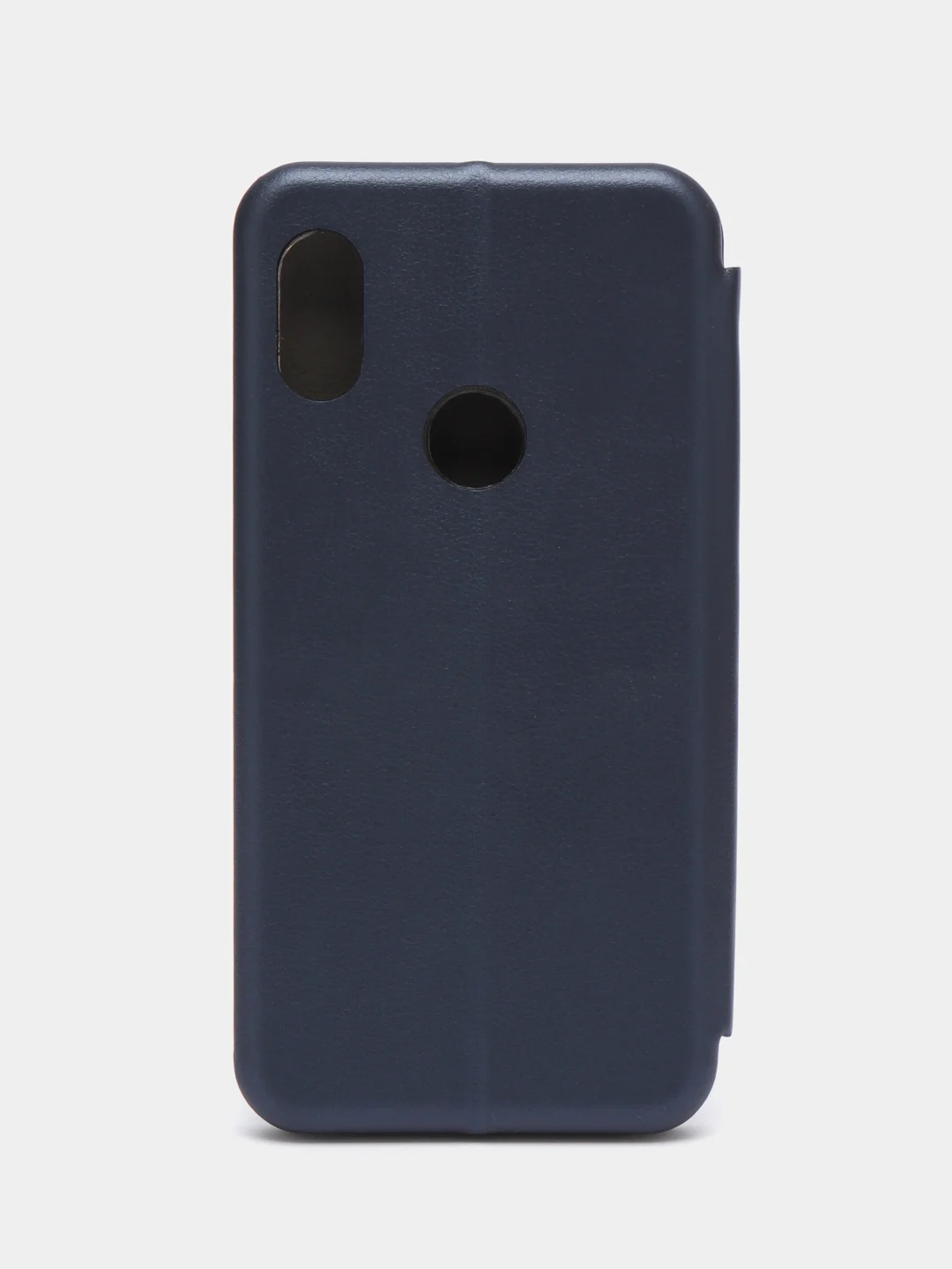 Темно-синий чехол-книжка для Xiaomi Redmi Note 6 pro /6pro/ Сяоми Редми Ноте 6 про/ Нот 6 про, экокожа