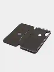 Темно-синий чехол-книжка для Xiaomi Redmi Note 6 pro /6pro/ Сяоми Редми Ноте 6 про/ Нот 6 про, экокожа