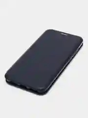 Темно-синий чехол-книжка для Xiaomi Redmi Note 6 pro /6pro/ Сяоми Редми Ноте 6 про/ Нот 6 про, экокожа