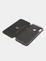 Зеленый чехол книжка для Huawei Honor 8 x (Хонор 8 х), из экокожи