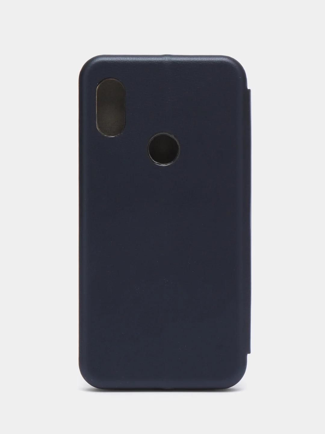 Темно-синий чехол-книжка для Xiaomi Redmi Note 6 / Сяоми Редми Ноте 6 / Нот 6, экокожа