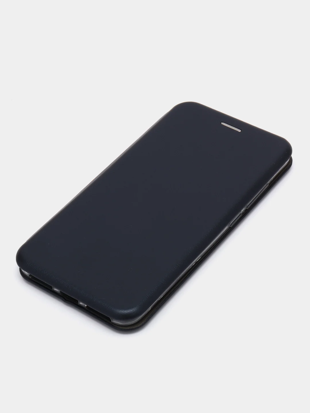Темно-синий чехол-книжка для Xiaomi Redmi Note 6 / Сяоми Редми Ноте 6 / Нот 6, экокожа