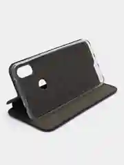 Темно-синий чехол-книжка для Xiaomi Redmi Note 6 / Сяоми Редми Ноте 6 / Нот 6, экокожа