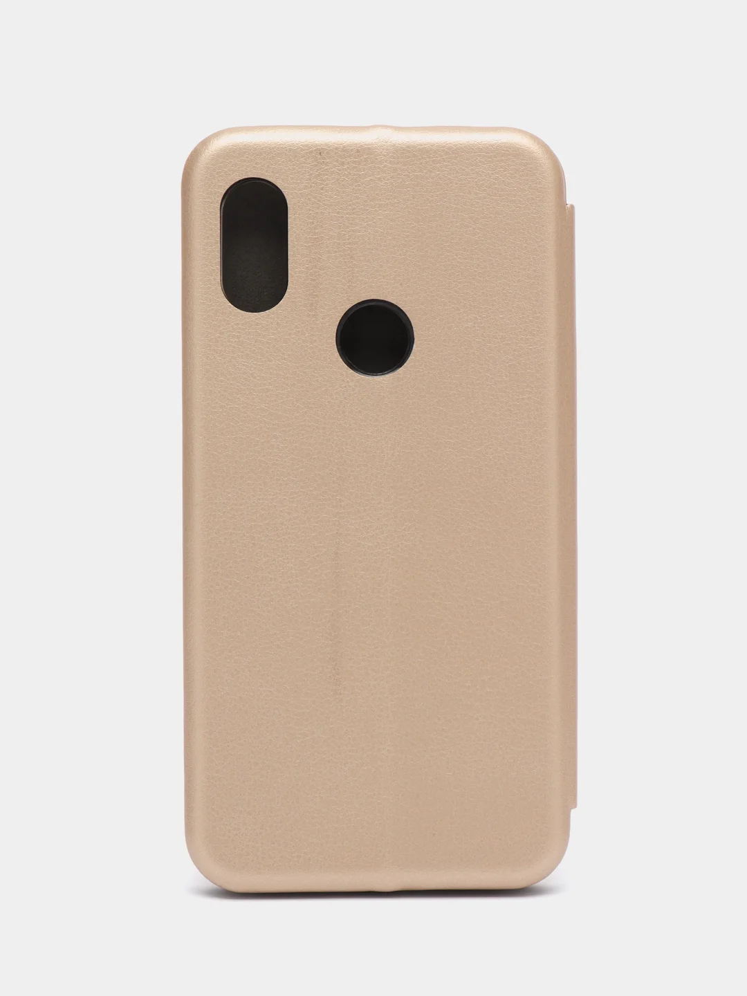 Золотой чехол-книжка для Xiaomi Redmi Note 6 / Сяоми Редми Ноте 6 / Нот 6, экокожа