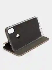 Золотой чехол-книжка для Xiaomi Redmi Note 6 / Сяоми Редми Ноте 6 / Нот 6, экокожа
