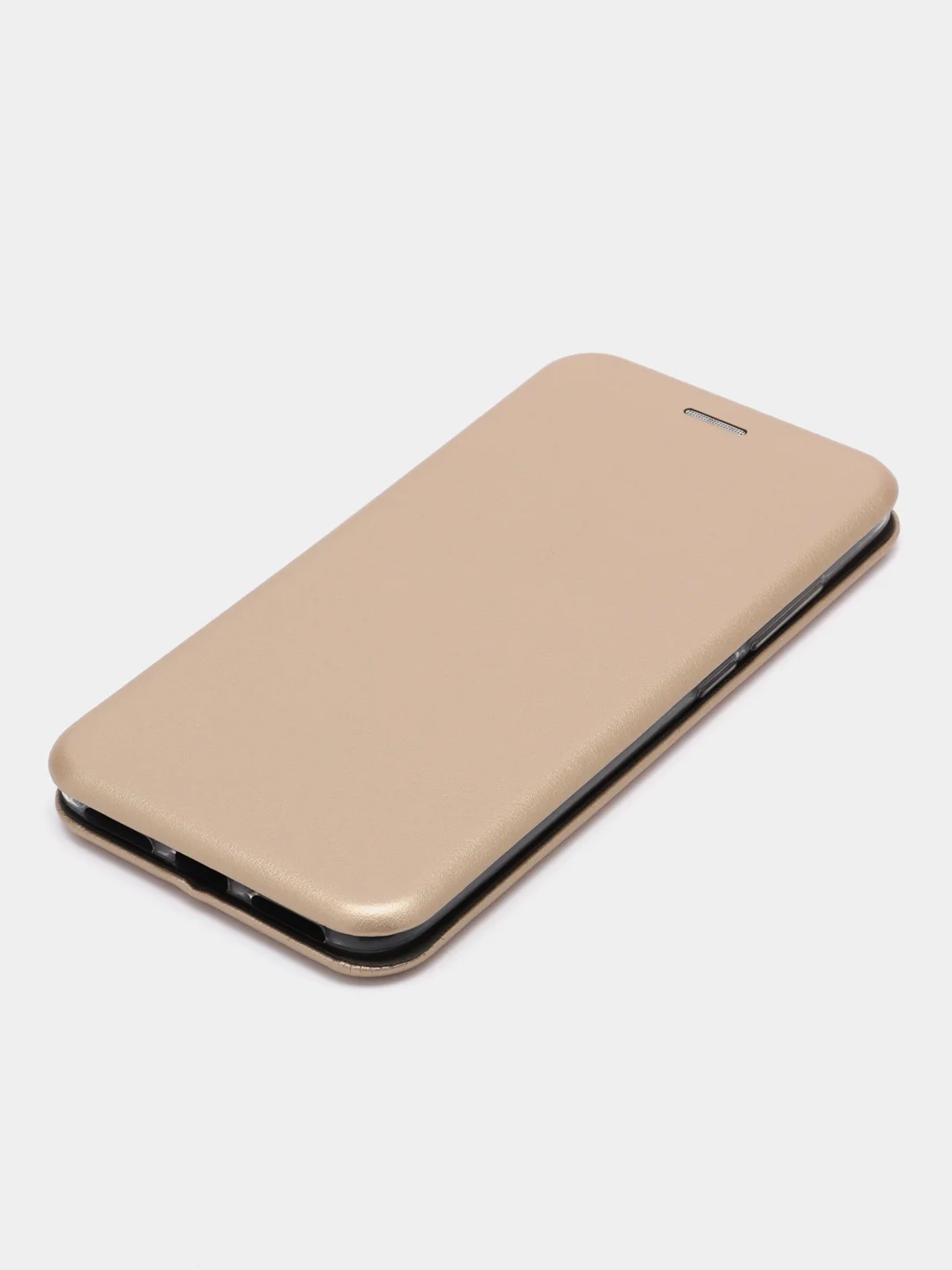 Золотой чехол-книжка для Xiaomi Redmi Note 6 / Сяоми Редми Ноте 6 / Нот 6, экокожа