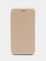Золотой чехол-книжка для Xiaomi Redmi Note 6 / Сяоми Редми Ноте 6 / Нот 6, экокожа
