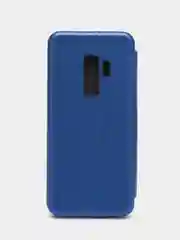 Синий чехол-книжка для Samsung Galaxy S 9 +, S 9 Plus, экокожа, Самсунг С 9 плюс