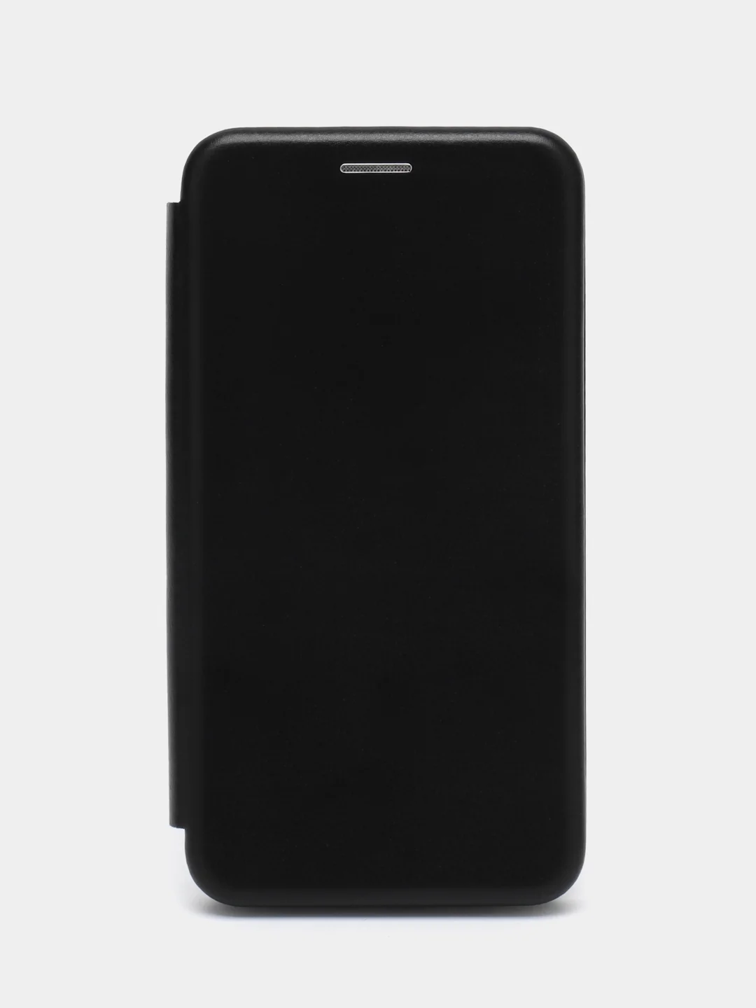 Черный чехол-книжка для iPhone 13, экокожа