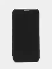 Черный чехол-книжка для Samsung Galaxy A 3 2016,  А 3 2016, A3 2016, экокожа