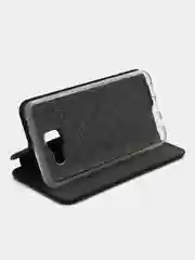 Черный чехол-книжка для Samsung Galaxy A 3 2016,  А 3 2016, A3 2016, экокожа