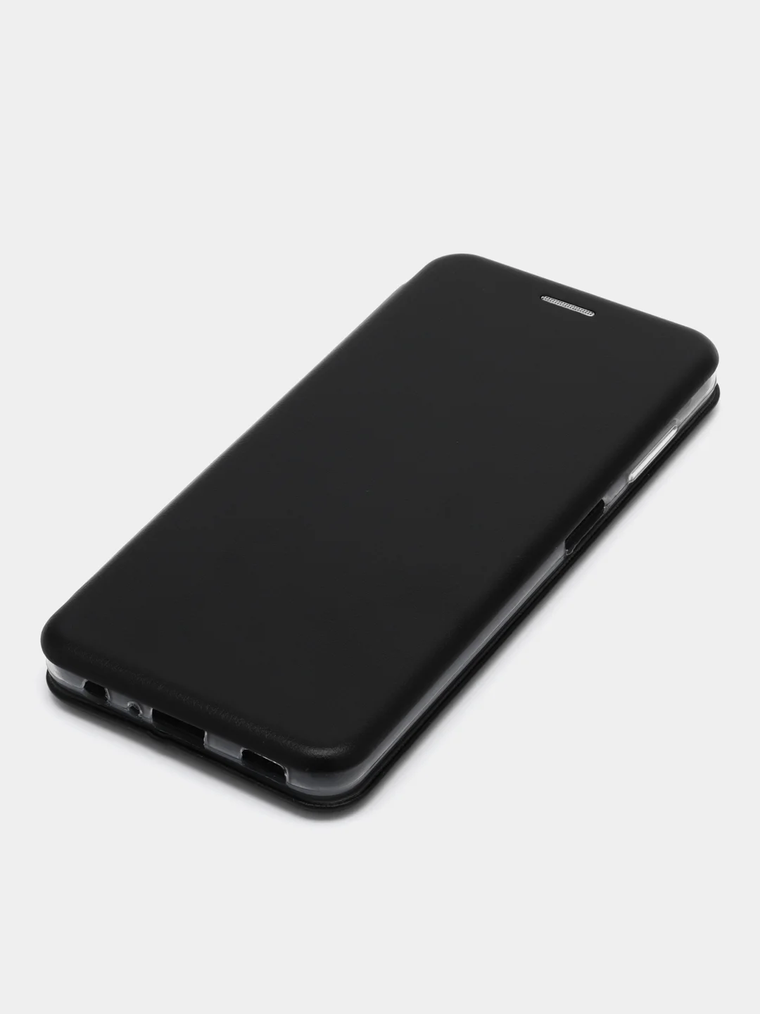 Черный чехол-книжка для Samsung Galaxy A 22, Samsung Galaxy M 32 экокожа (Самсунг А 22 М 32)