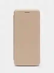 Золотой чехол-книжка для Samsung Galaxy A 22, Samsung Galaxy M 32 экокожа (Самсунг А 22 М 32)