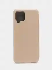 Золотой чехол-книжка для Samsung Galaxy A 22, Samsung Galaxy M 32 экокожа (Самсунг А 22 М 32)