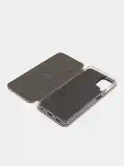 Золотой чехол-книжка для Samsung Galaxy A 22, Samsung Galaxy M 32 экокожа (Самсунг А 22 М 32)