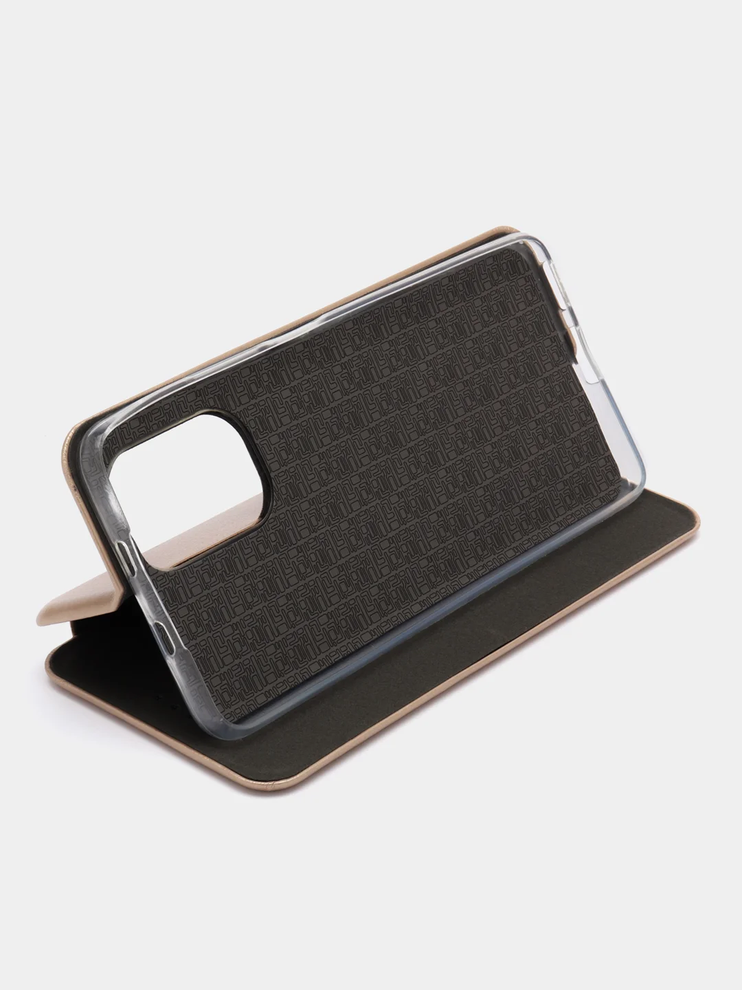 Золотой чехол-книжка Xiaomi Poco F3 / Redmi K 40 / Redmi K 40 Pro / Redmi K 40 Pro + / Mi 11 i