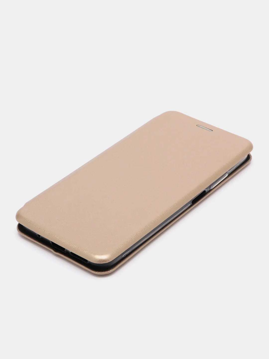 Золотой чехол-книжка Xiaomi Redmi 10 (Сяоми Редми 10), экокожа