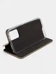 Золотой чехол-книжка Xiaomi Redmi 10 (Сяоми Редми 10), экокожа