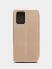 Золотой чехол-книжка Xiaomi Redmi 10 (Сяоми Редми 10), экокожа