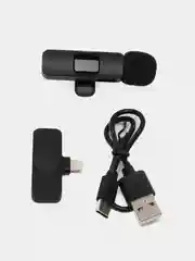 Беспроводной микрофон-петличка на iPhone Lightning, Type-C