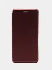 Бордовый чехол-книжка для Samsung Galaxy S 20 Ultra, S 11 +, S11 Plus,экокожа (Самсунг С 20 ультра)