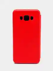 Бордовый чехол-книжка для Samsung Galaxy J 7 (2016), Samsung J7 (2016), Самсунг J 7 экокожа