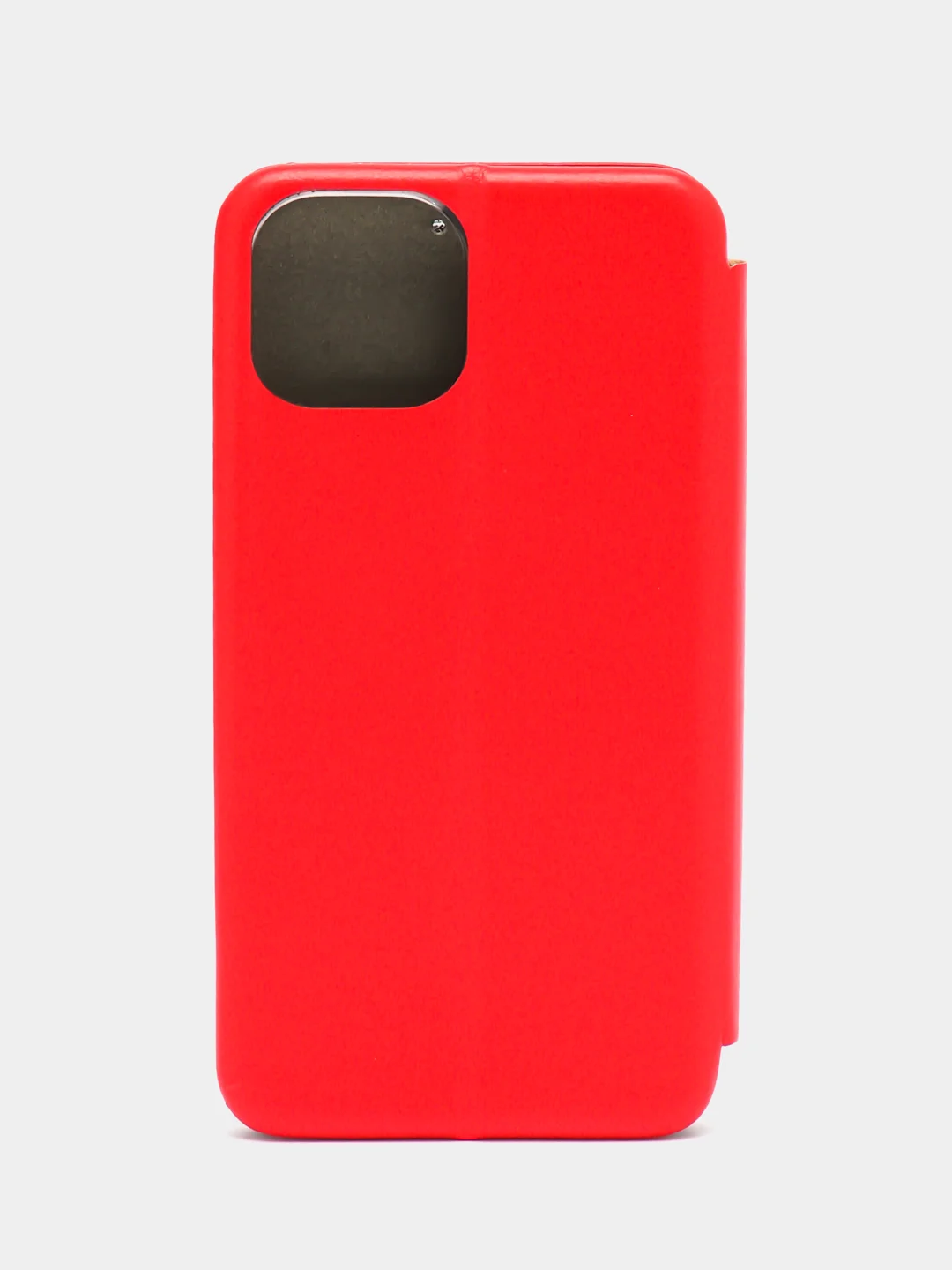 Красный чехол-книжка для iPhone 13, экокожа