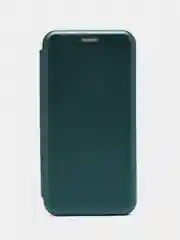 Зеленый чехол-книжка Xiaomi Mi 8, Сяоми ми 8, экокожа