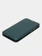 Зеленый чехол-книжка Xiaomi Mi 8, Сяоми ми 8, экокожа