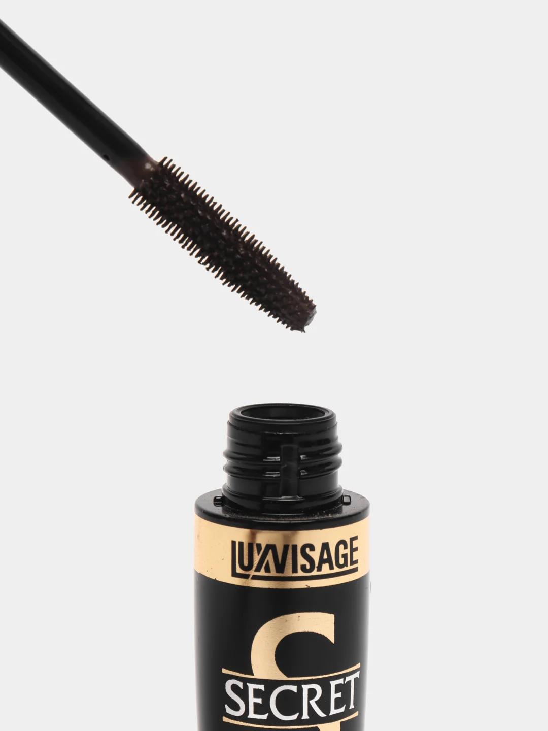 Коричневый тушь для ресниц Luxvisage, Люксвизаж "Секрет роскошных ресниц", черная, коричневая, 12 г
