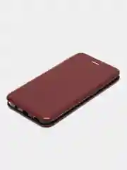 Бордовый чехол-книжка для Samsung Galaxy A 50 (Самсунг А 50), A50 экокожа