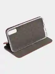 Бордовый чехол-книжка для Samsung Galaxy A 50 (Самсунг А 50), A50 экокожа