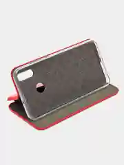Красный чехол книжка Huawei Honor 10 Lite / P Smart 2019 (Хонор 10 Лайт, П Смарт 2019)