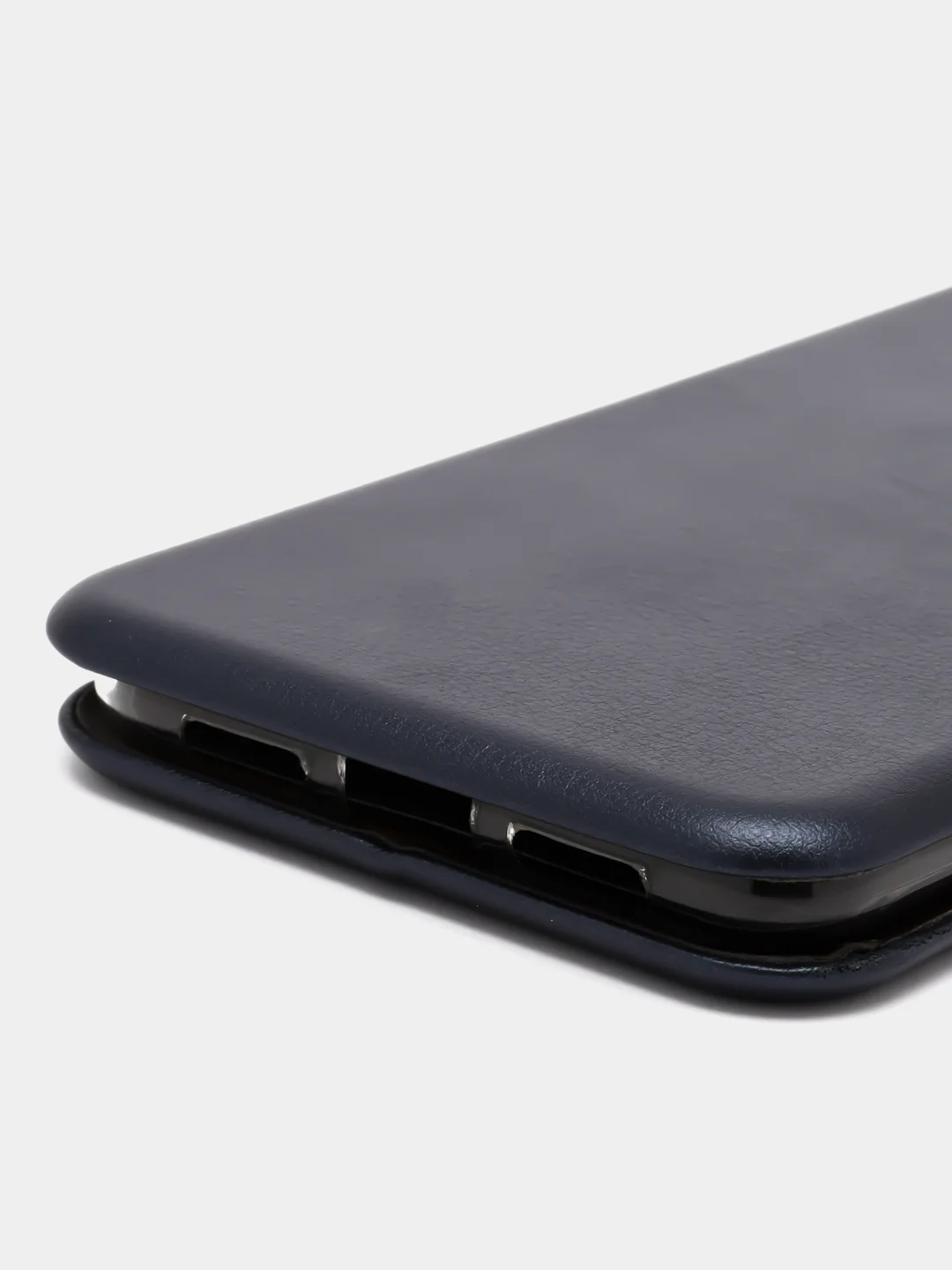 Темно-синий чехол-книжка Xiaomi Mi 8, Сяоми ми 8, экокожа