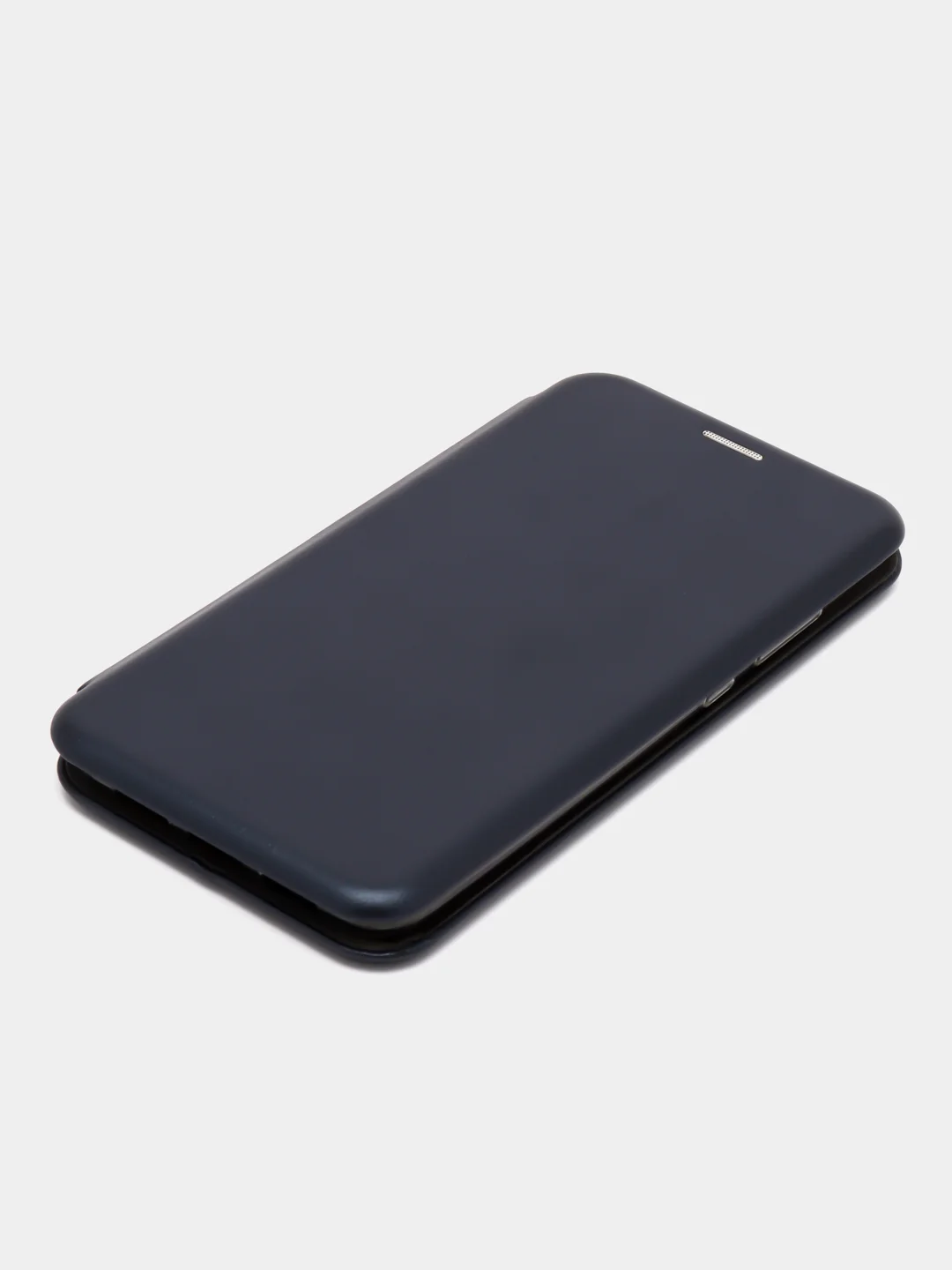 Темно-синий чехол-книжка Xiaomi Mi 8, Сяоми ми 8, экокожа