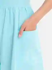 Голубой платье летнее