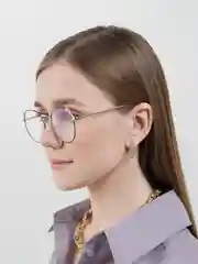 Серый имиджевые очки MIRSEE, с уголками, без диоптрий, унисекс, прозрачные