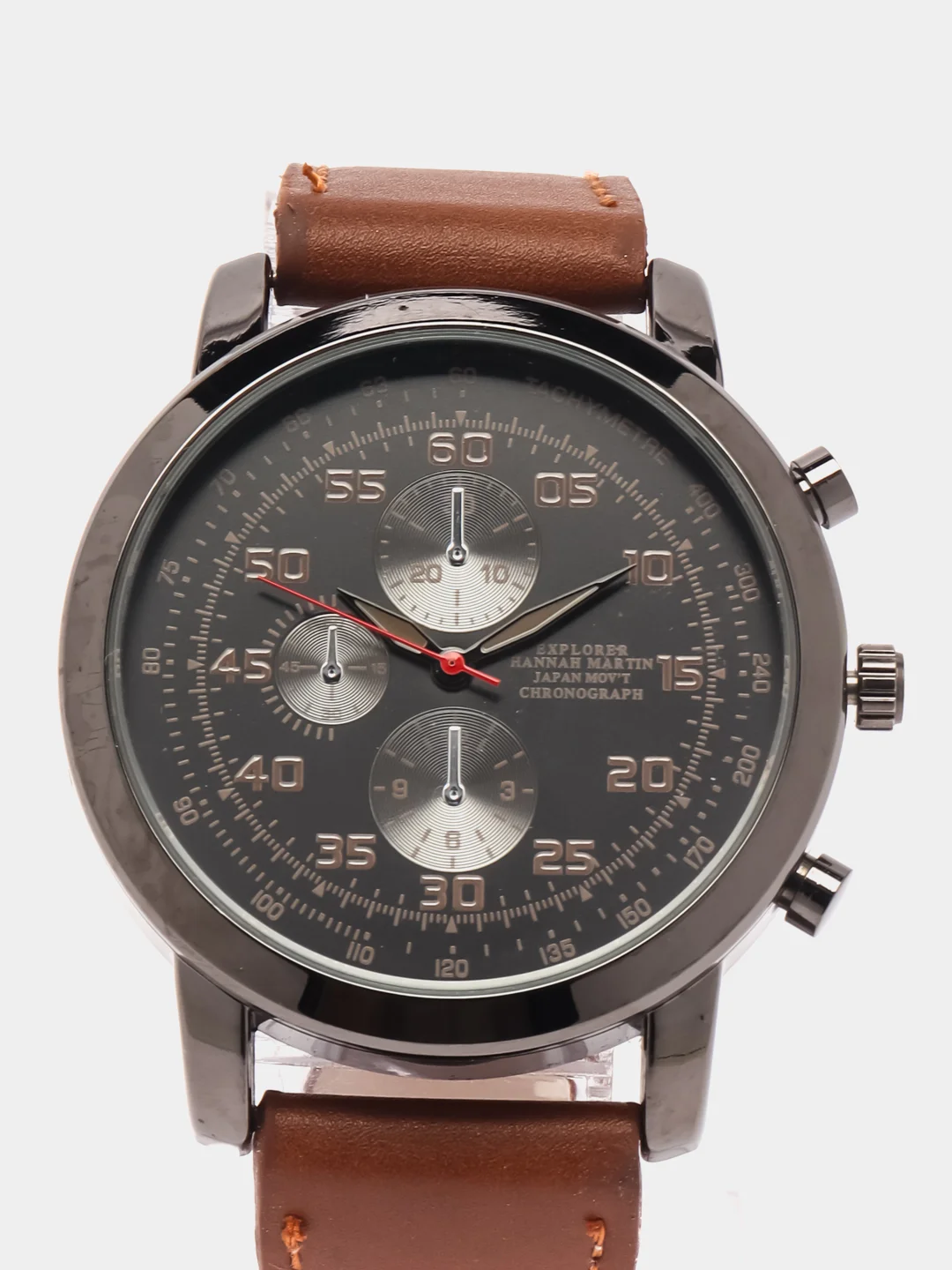 Коричневый мужские наручные часы Hannah Martin HM8701, в подарочной упаковке