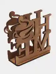 Коричневый салфетница из фанеры Home